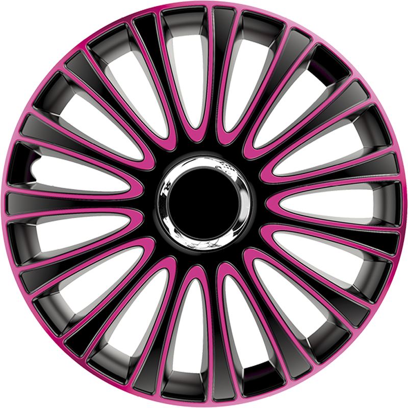 Argo 17"-os LeMans Pro dísztárcsa szett fekete-rózsaszín (4db) (ARG17LEMANS-PPB)