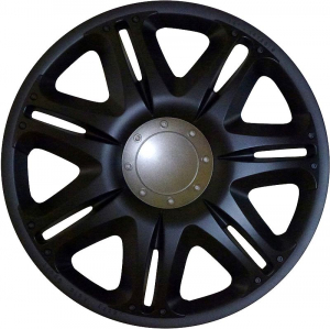 Jacky Auto 14"-os Nascar dísztárcsa szett fekete (4db) (JACKY14157)