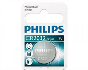 Philips 3V Lítium gombelem  (CR2032/01B)