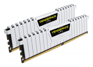 16GB 2666MHz DDR4 RAM Corsair Vengeance LPX White CL16 (2x8GB) (CMK16GX4M2A2666C16W)