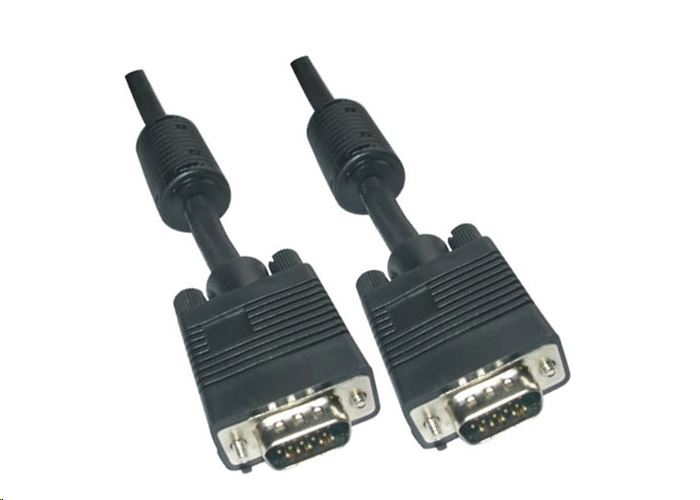 VCOM VGA kábel, 1.8m fekete (CG341D-1.8)