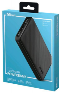 Trust Primo Compact Powerbank 15000mAh fekete (23594)