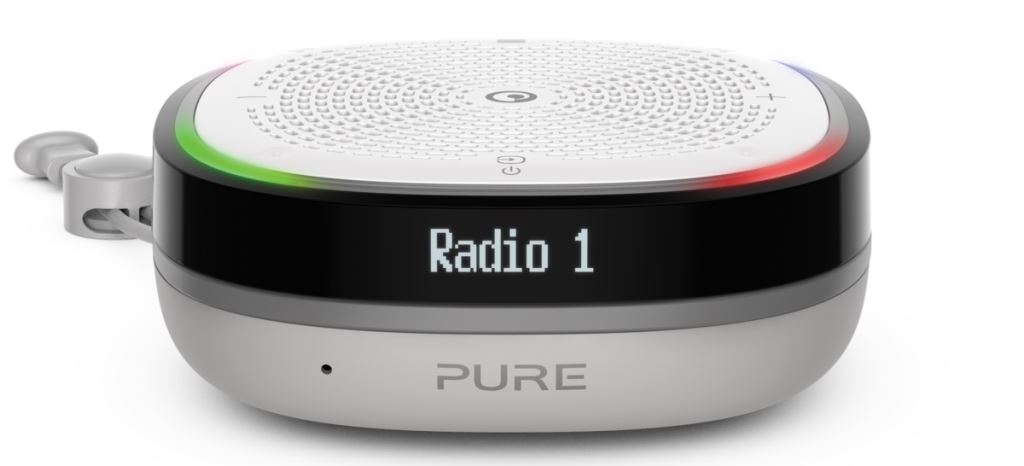 Pure StreamR Splash Bluetooth hangszóró DAB+ és FM rádióval világosszürke