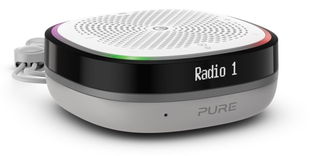 Pure StreamR Splash Bluetooth hangszóró DAB+ és FM rádióval világosszürke