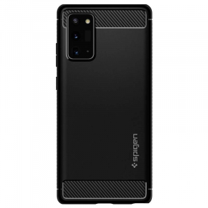 Spigen Rugged Armor Samsung Galaxy Note 20 tok matt fekete (ACS01417)