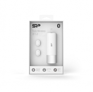 Silicon Power Blast Plug BP81 Bluetooth mikrofonos fülhallgató fehér (SP5MWASYBP81BT0W)