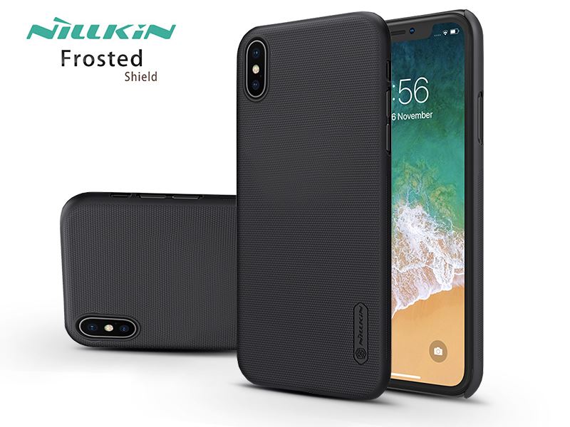 Nillkin Frosted Shield Apple iPhone XS Max tok fekete (NL163133)