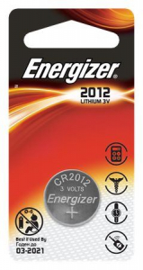 Energizer gombelem 3V CR2012 (1db/csomag) (E300844301)