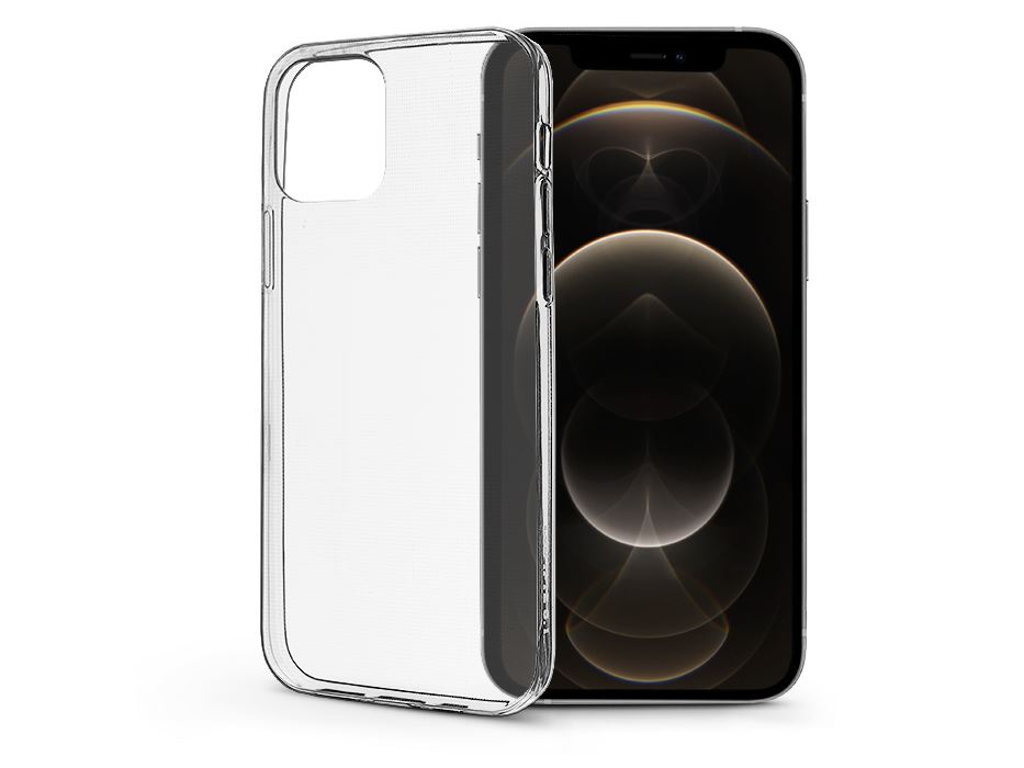 Haffner Soft Clear Apple iPhone 12 Pro Max szilikon tok átlátszó (PT-5778)