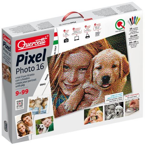 Quercetti: Pixel Photo 16 pötyi képalkotó 25200db-os (0842)