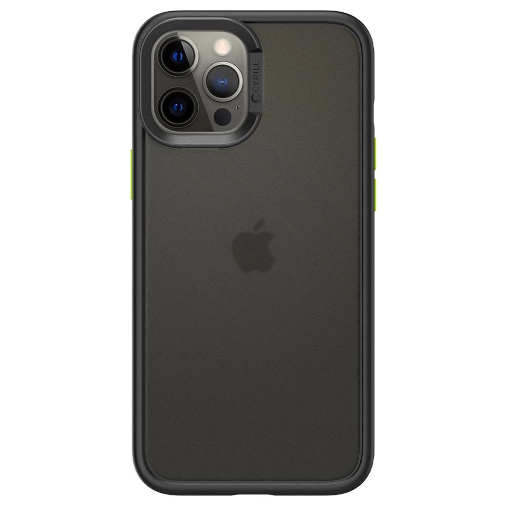 Spigen CYRILL Apple iPhone 12 Pro Max tok Color Brick - fekete (ACS01646)