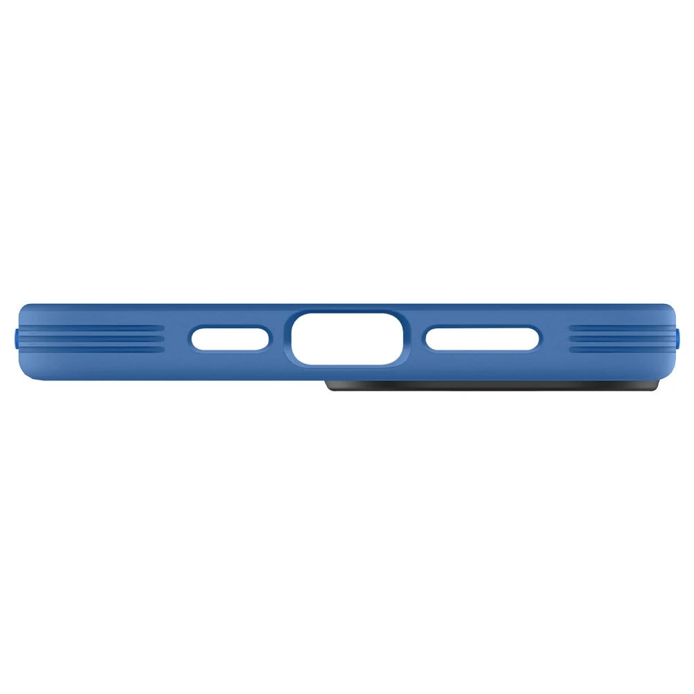 Spigen CYRILL Apple iPhone 12 Pro Max tok Color Brick Linen Blue - áttetsző-kék (ACS01647)