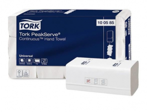 Tork PeakServe kéztörlő, hajtogatott H5 fehér (100585)