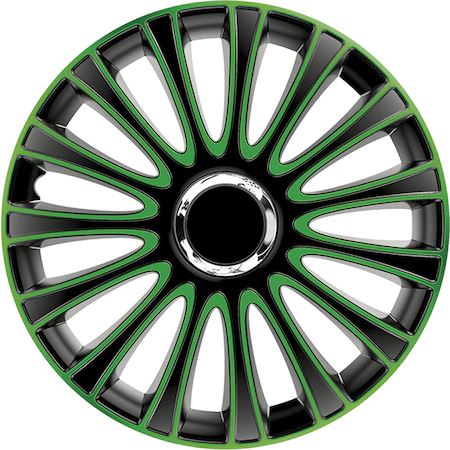 Argo 16"-os Lemans Pro dísztárcsa szett zöld-fekete (4db) (ARG16LEMANS-PGB)