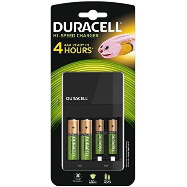 Duracell CEF14 Töltő AAA/AA + 2x1300mAh AA + 2x750mAh AAA akkumulátor (5000394114517)