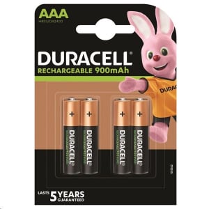 Duracell Tölthető mini Ceruzaelem AAA 900mAh 4db (5000394045132)