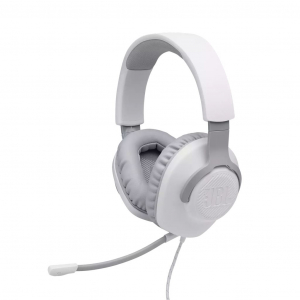 JBL Quantum 100 gamer headset fehér (JBLQUANTUM100WHT)