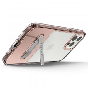 Spigen Slim Armor Essential S Apple iPhone 12 Pro Max tok Rose Crystal - átlátszó-rózsaszín (ACS01488)