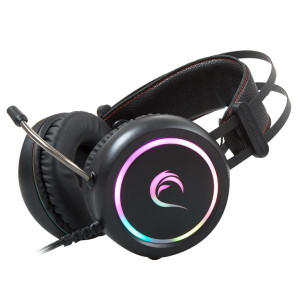 Rampage STORMY RGB 7.1 Surround Gaming mikrofonos fejhallgató fekete (30505)
