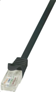 LogiLink UTP patch kábel CAT5e 1m fekete (CP1033U)