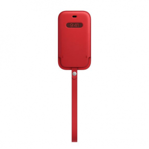 Apple MagSafe-rögzítésű bebújtatós iPhone 12 mini bőrtok (PRODUCT)RED piros (mhmr3zm/a)