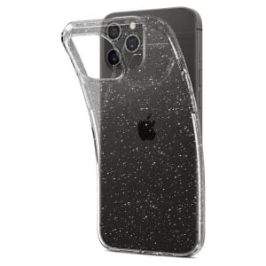 Spigen Liquid Crystal Glitter Apple iPhone 12/12 Pro tok átlátszó-csillámos (ACS01698)