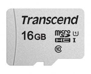 16GB microSDHC Transcend 300S U1 CL10 + adapter (TS16GUSD300S-A)