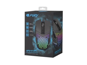 Fury Battler optikai Gaming egér fekete (NFU-1654)