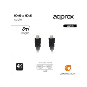 Approx HDMI 1.4 kábel apa/apa 3m (APPC35)