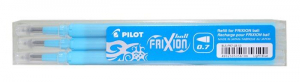 Pilot FriXion Ball 3 darabos betétszett közepes heggyel világoskék (BLS-FR-7-LB-S3)