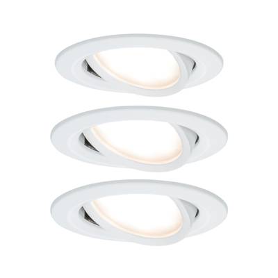 Beépíthető lámpa 3 részes készlet LED LED 19.5 W Paulmann 93449 Nova Fehér (matt)