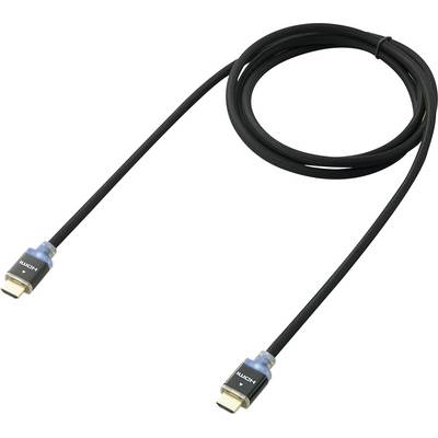 HDMI CsatlakozókábelLED-del[1x HDMI dugó - 1x HDMI dugó]3.00 mFeketeSpeaKa Professional