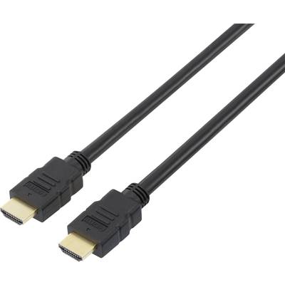 SpeaKa Professional HDMI Csatlakozókábel [1x HDMI dugó - 1x HDMI dugó] 10.00 m Fekete