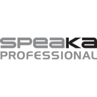 SpeaKa Professional RCA Audio Csatlakozókábel [2x RCA dugó - 2x RCA dugó] 1.00 m Fekete SuperSoft köpeny, Aranyozatt érintkező