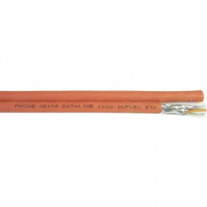 Faber Kabel 101196 Hálózati kábel CAT 7 S/FTP 8 x 2 x 0.25 mm2 Narancs 100 m