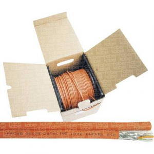 Faber Kabel 101196 Hálózati kábel CAT 7 S/FTP 8 x 2 x 0.25 mm2 Narancs 100 m