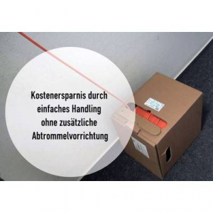 Faber Kabel 101196 Hálózati kábel CAT 7 S/FTP 8 x 2 x 0.25 mm2 Narancs 100 m