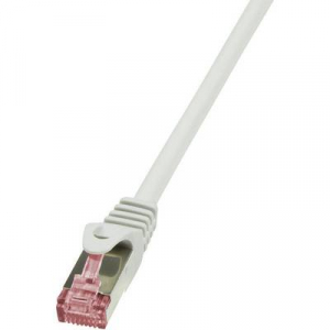 RJ45 Hálózati csatlakozókábel, CAT 6 S/FTP [1x RJ45 dugó - 1x RJ45 dugó] 1,5 m, szürke LogiLink