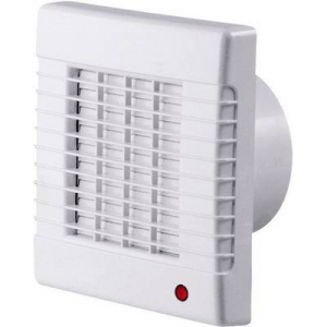 Fali és mennyezeti szellőző ventilátor zsaluval, O 100 mm, fehér, SIKU 27520