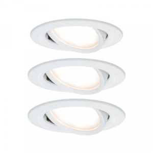 Beépíthető lámpa 3 részes készlet LED LED 19.5 W Paulmann 93449 Nova Fehér (matt)