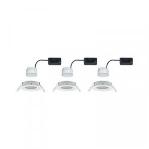 Beépíthető lámpa 3 részes készlet LED LED 19.5 W Paulmann 93449 Nova Fehér (matt)