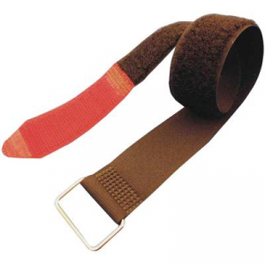 Tépőzár Pánttal, bolyhos és horgos fél (H x Sz) 810 mm x 50 mm, fekete, Piros Fastech F101-50-0810M 1 db