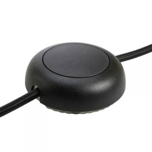 interBär 8124-004.01 LED-es zsinóros dimmer kapcsolóval Fekete 1 x KI/BE Kapcsolási teljesítmény (min.) 5 W Kapcsolási teljesítmény (max.) 150 W 1 db