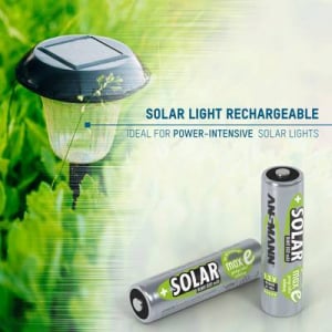 Ceruza akku AA, NiMH, 1,2V 800 mAh, 2 db, Ansmann Solar maxE LR06, AA, LR6, AAB4E, AM3, 815, E91, LR6N