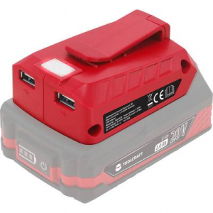 TOOLCRAFT SGA-010 serii TAWB-200 Töltő adapter 20 V-os akkumulátorokhoz