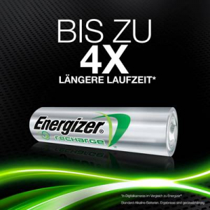 Ceruza akku AA, NiMH, 1,2V 2000 mAh, 4 db, Energizer Power Plus LR06, AA, LR6, AAB4E, AM3, 815, E91, LR6N