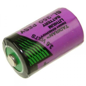 1/2 AA lítium elem, 3,6V 1200 mAh, 15 x 25 mm, Tadiran SL350/S