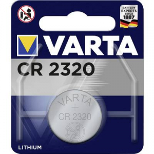 CR2320 lítium gombelem, 3 V, 135 mA, Varta BR2320, DL2320, ECR2320, KCR2320, KL2320, KECR2320, LM2320