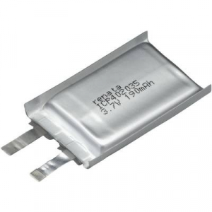 Renata lítium-polimer akku 3,7 V, 195 mAh, 35 x 20 x 4,4 mm, ICP402035