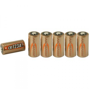 CR123A fotóelem, lítium, 3V, 6 db, Ansmann EL123AP, K123LA, RL123A, EL123A, DL123A, 5018LC, LR123, VL123